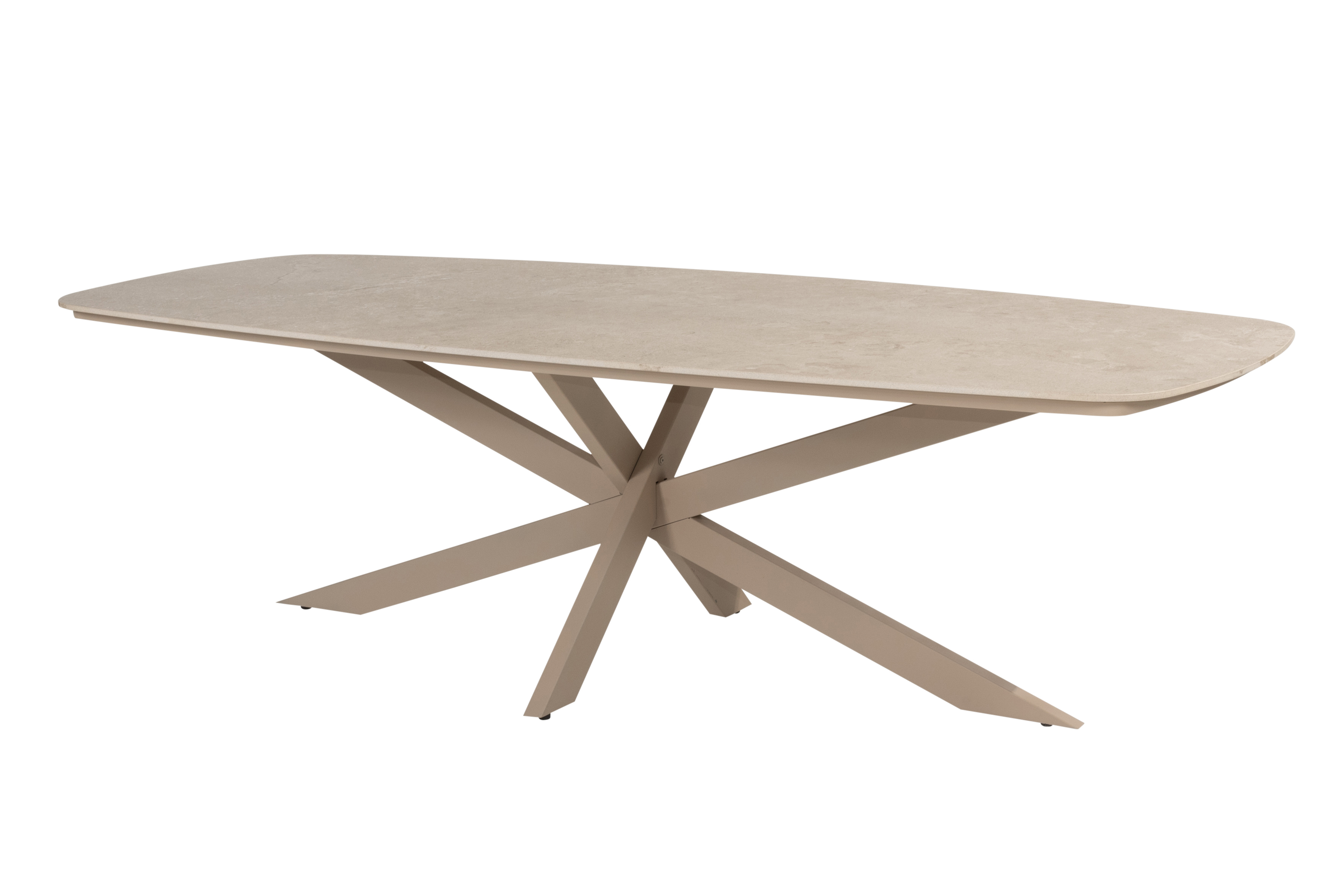  4 Seasons Nevada Low Dining Table - Ceramic/latte